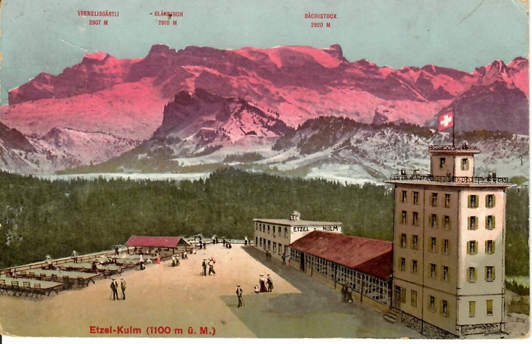 Cartoline postali: Etzel - Kulm – Usato da Hochdorf venduto da Ziegel-16