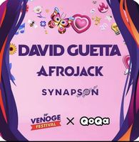 2x VENOGE FESTIVAL DAVID GUETTA SOLD OUT 11.08