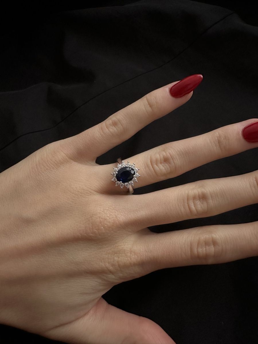Anelli: Wunderschöner Ring mit blauem Stein – Nuovo (secondo la descrizione) da Luzern venduto da alb_g6yd 2