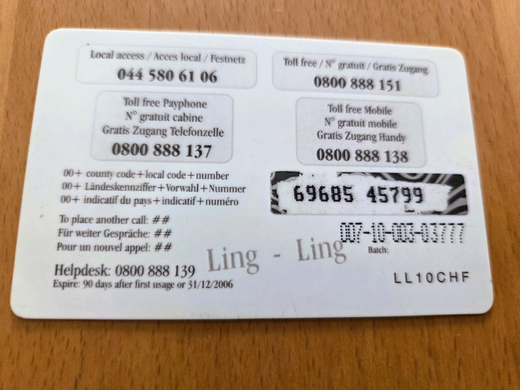 Telefon- & Taxkarten: PREPAID - SCHWEIZ – Gebraucht aus Brüttisellen von Nighttrain 1