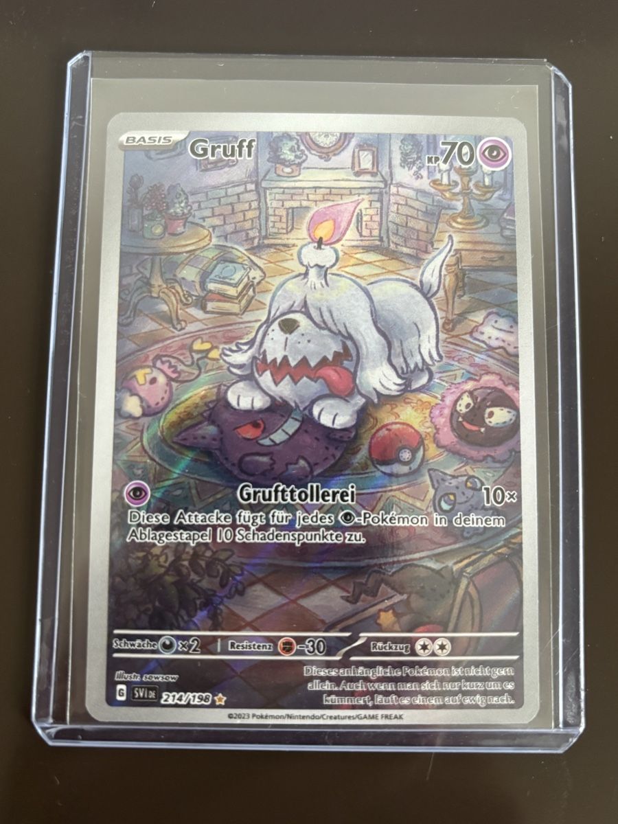Pokémon Carte collezionabili: Gruff Scarlet & Violet Base Set 214/198 DE – Nuovo (secondo la descrizione) da Basel venduto da Michele4123