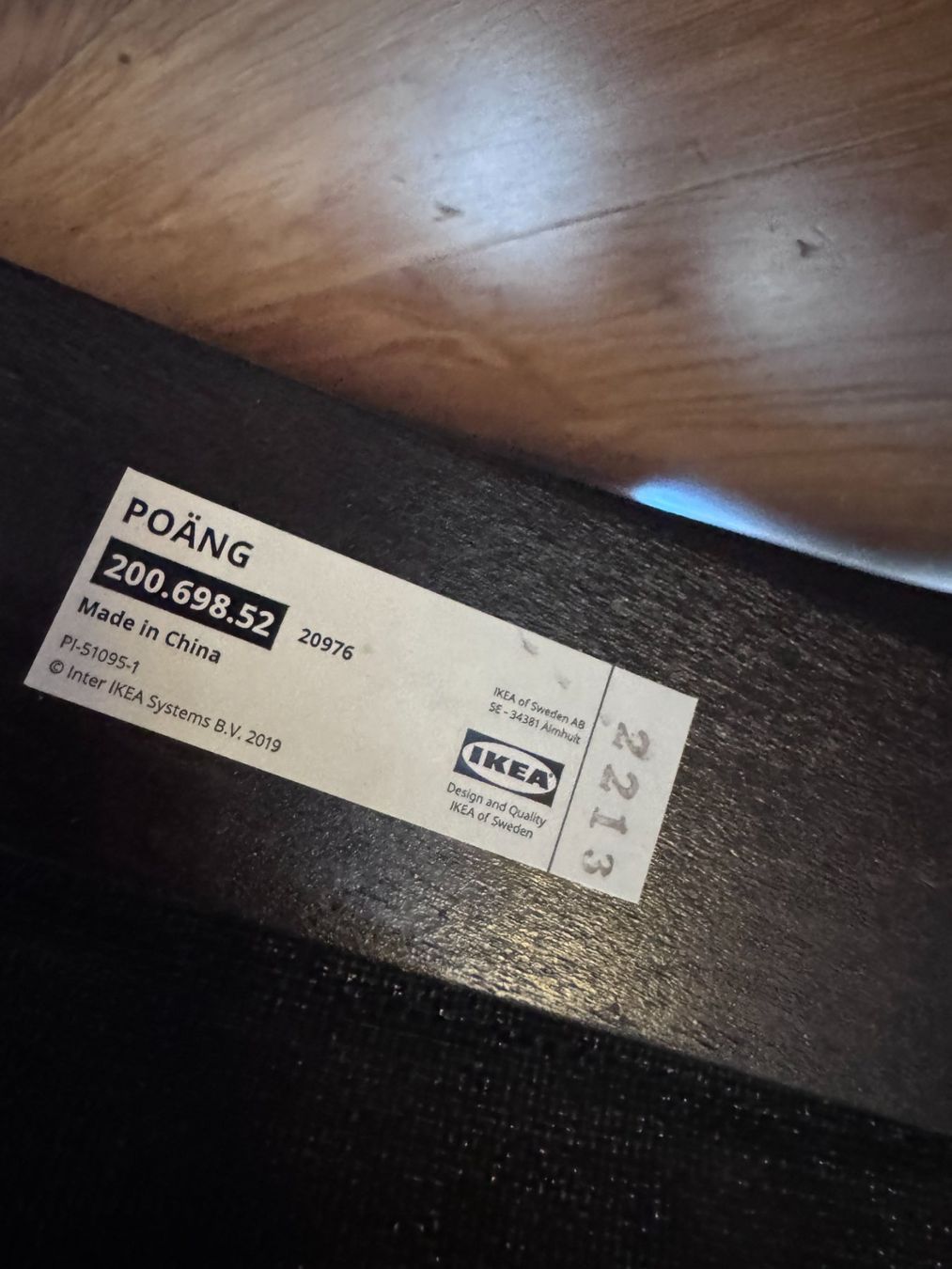 Ikea Poltrone: Ikea POÄNG Sessel, schwarzbraun - mit anthrazit Bezug – Usato da Basel venduto da liz_kqf6 4