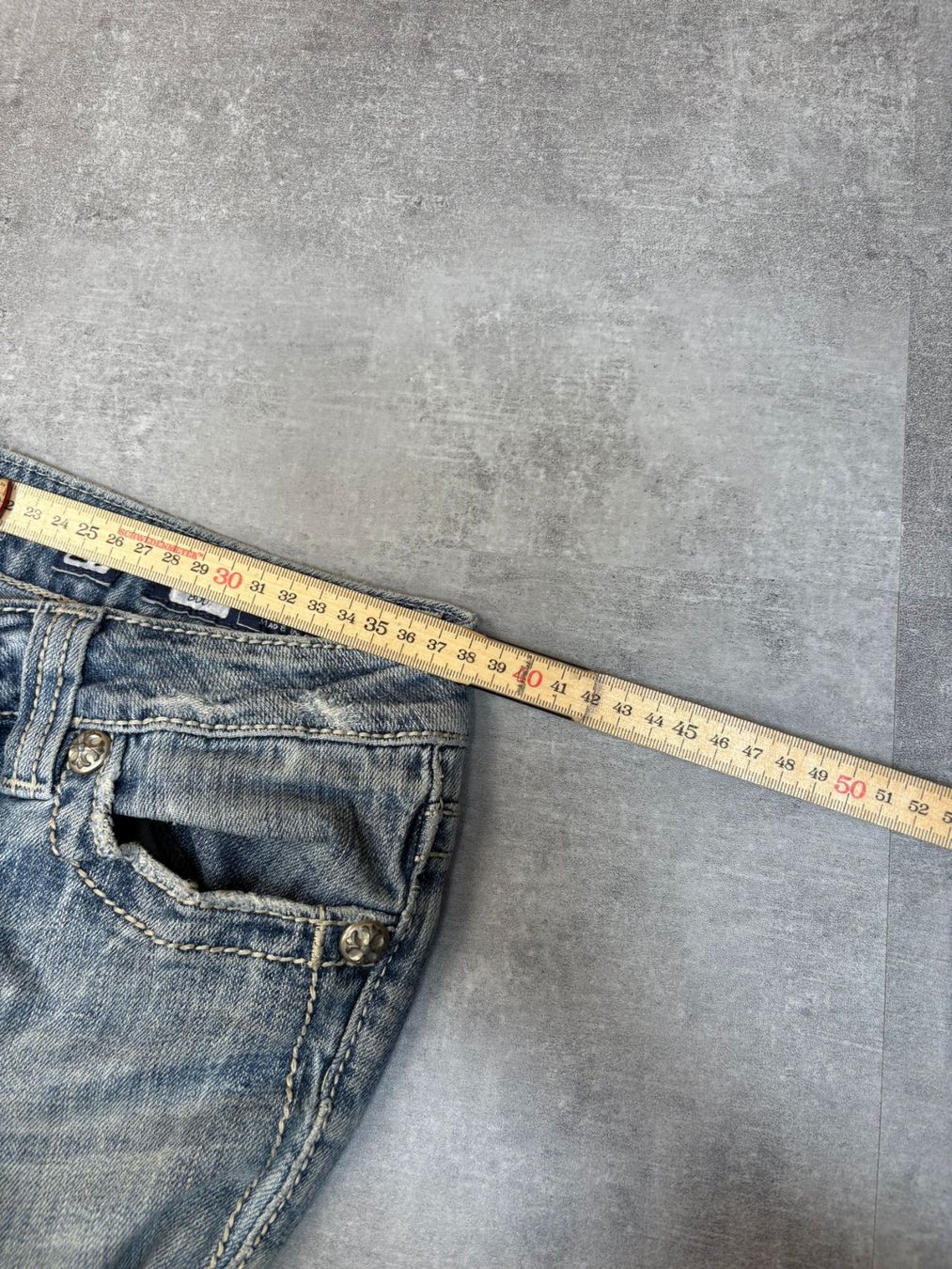 Jeans: Miss Me Bootcut Flared Jeans - Grösse M/29 – Usato da Werdenberg venduto da hase.vintage 6