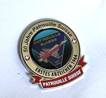 Pin Schweizer Armee Patrouille Suisse Erstes Abzeichen 1964
