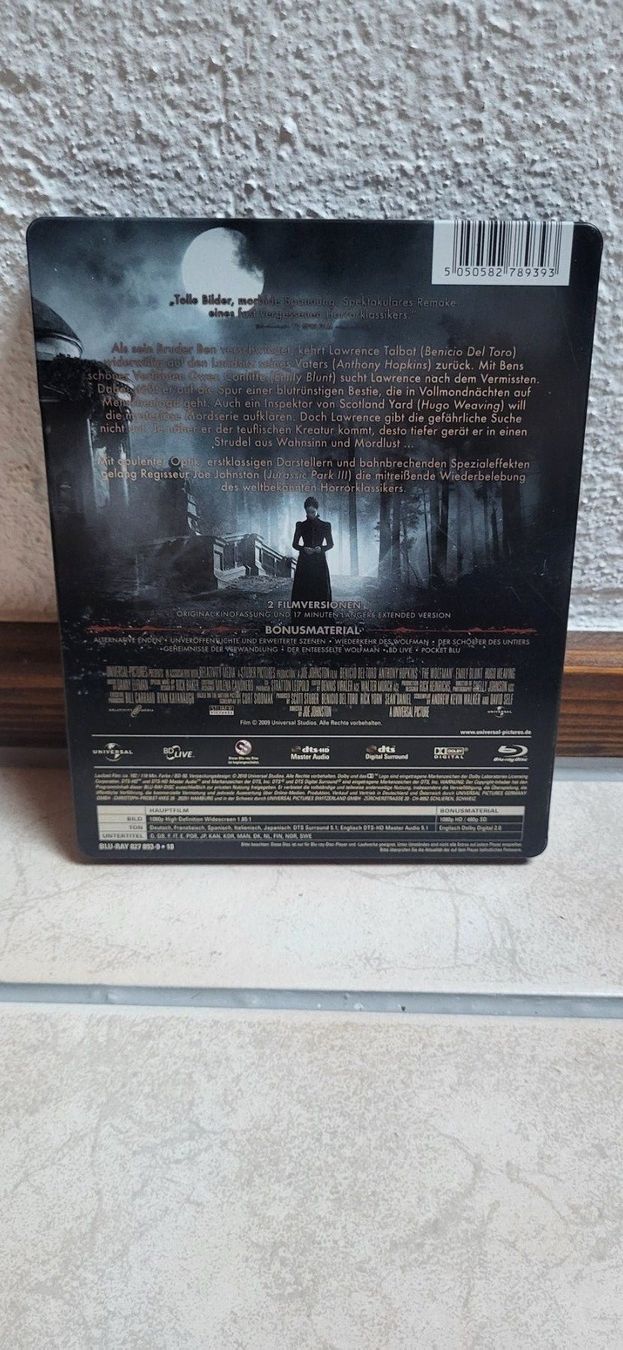 Tutti i DVDs: Blu Ray – Wolfman Steelbook – Usato da Münsingen venduto da Heroism2010 1