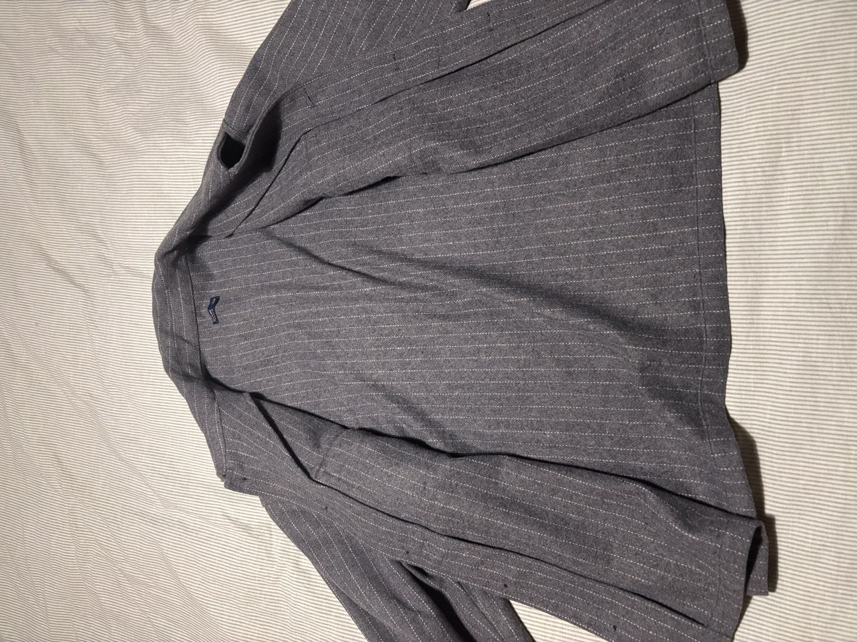 Giacche: Hemdjacke gestreift grau   Neuware  L – Nuovo (secondo la descrizione) da Schmitten FR venduto da Hubalo 7