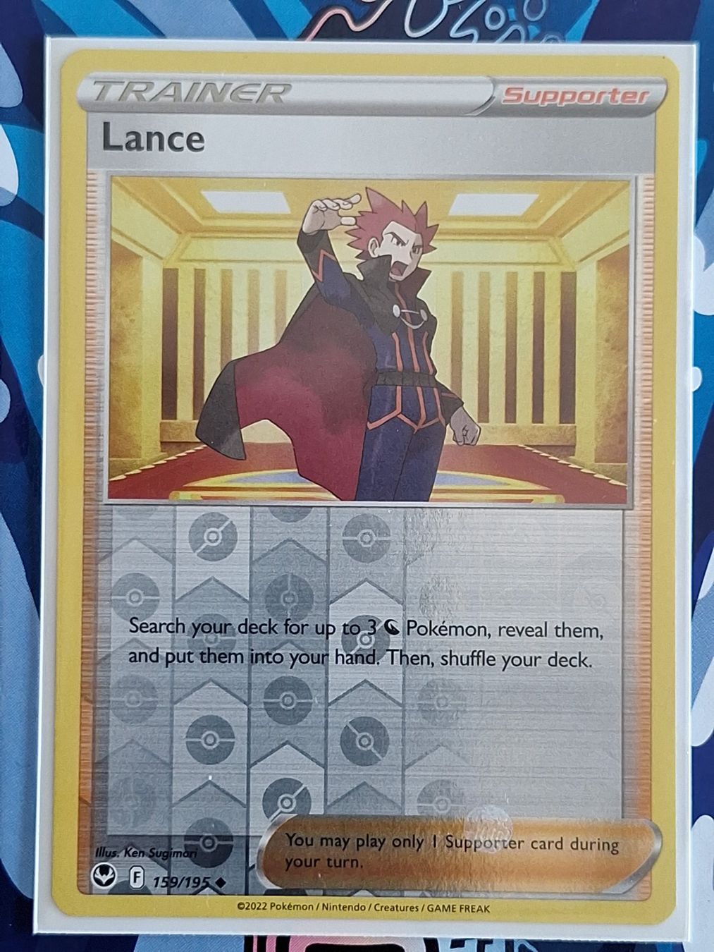 Pokémon Sammelbilder & Trading cards: Lance - Crown Zenith Reverse Holo #Ord3 – Gebraucht aus Altstätten SG von GGsGameshop