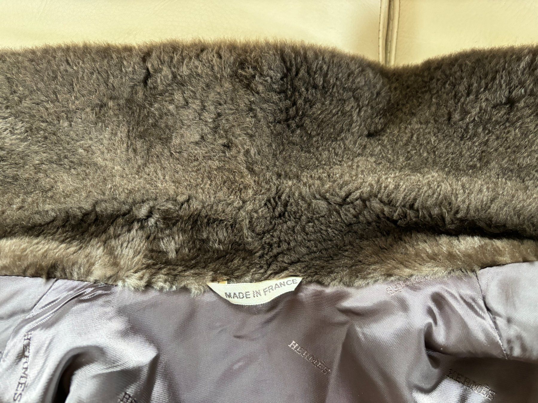 Hermès Cappotti: Exceptional Hermes Parka Deer leather XL - Mint condition – Usato da Prangins venduto da pad2424 8
