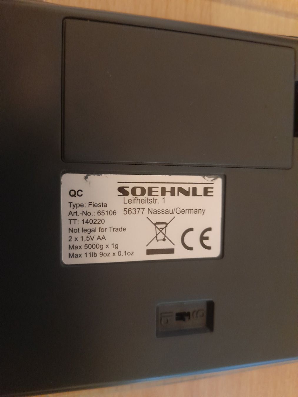 Soehnle Bilance da cucina: Soehnle Küchenwaage 5Kg – Usato da Lustmühle venduto da chevi03 2