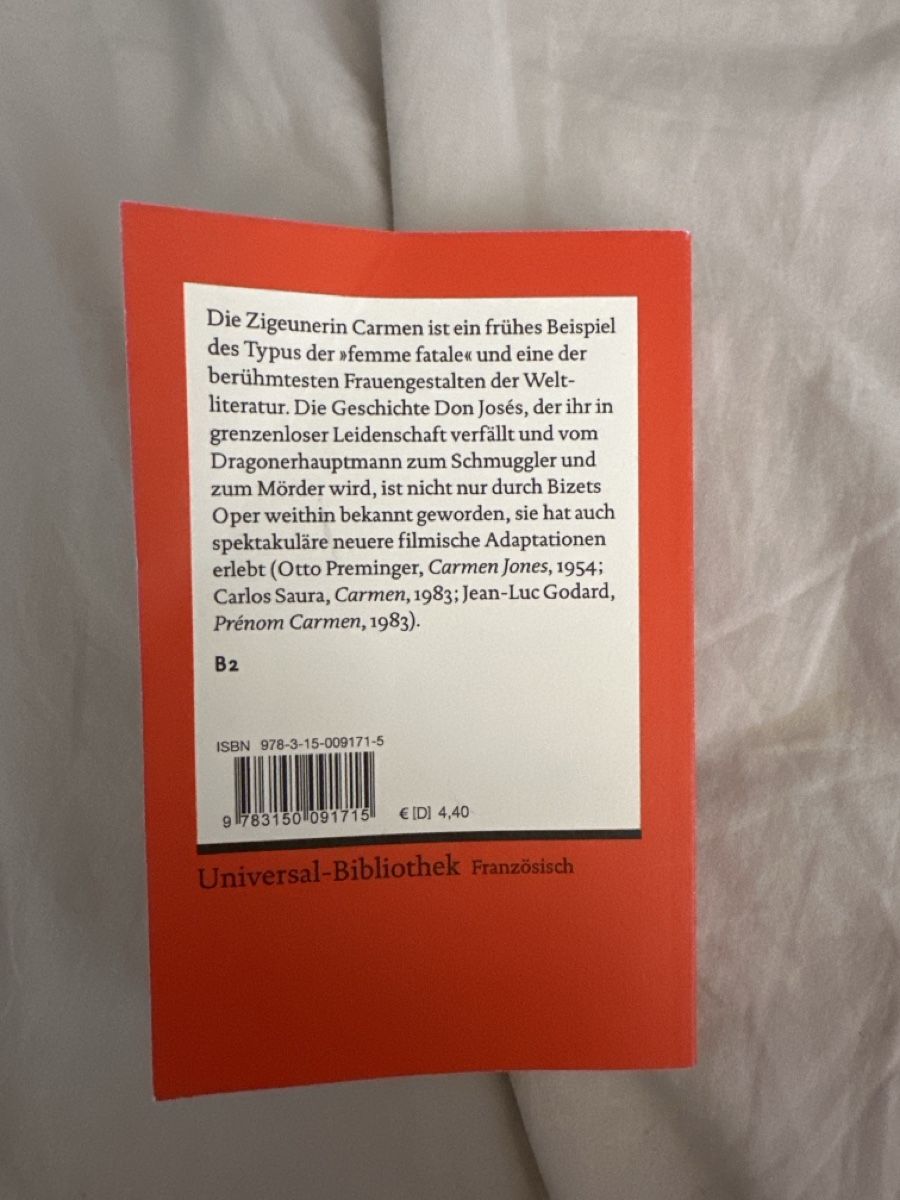 Libri: Carmen von Prosper Mérimée – Usato da Mettmenstetten venduto da ali_rz8t 1