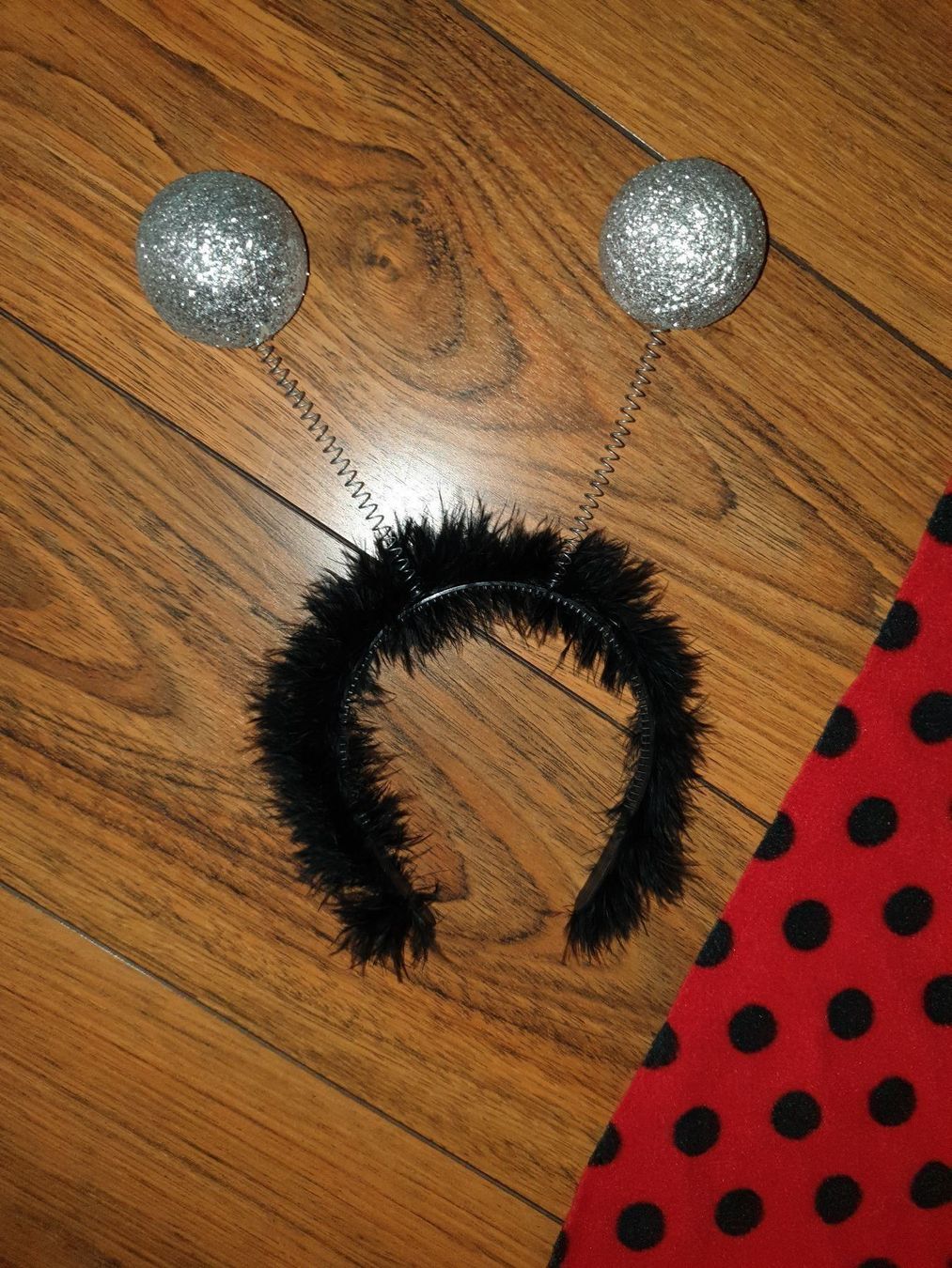 Accessori per capelli: Fleece Stoff + Haarreif Glückskäfer – Nuovo e nell'imballaggio originale da Buchrain venduto da Baba-Jaga 1