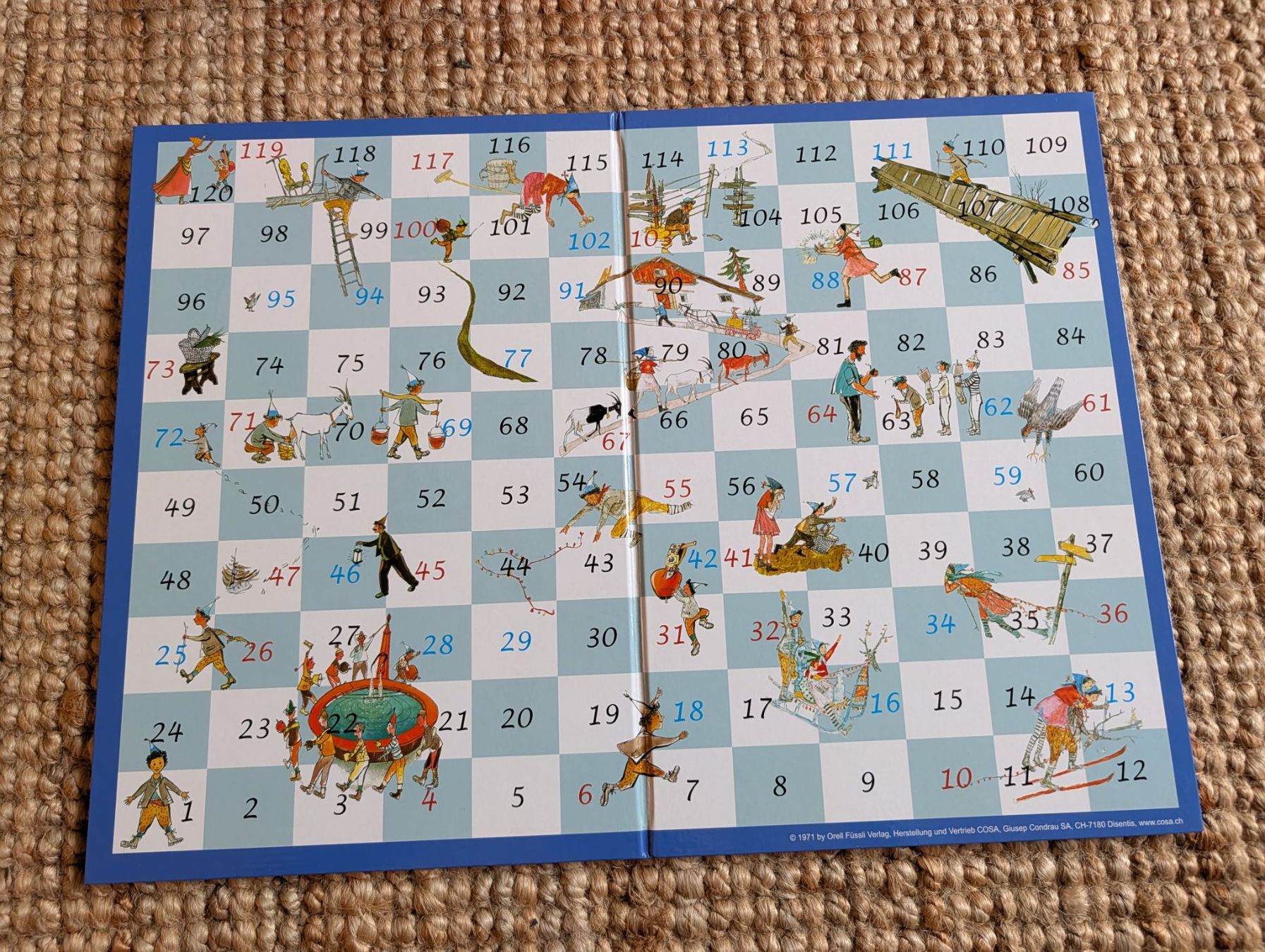 Jeux: Schellen-Ursli Leiterli-Spiel – D'occasion à Nänikon par Haexli_70 2