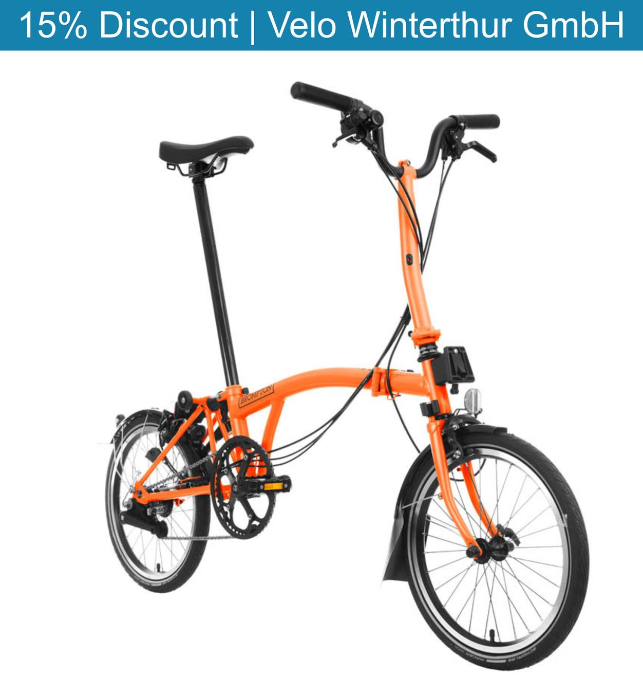 Velos: Faltvelo Brompton C Line, 6-Gang – Neu (gemäss Beschreibung) aus Winterthur von Velo_Winterthur