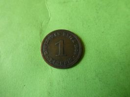 Dt. Reich 1908 D, 1 Pfennig
