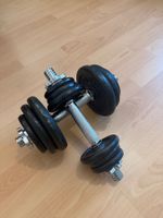Kurzhantel Tunturi Set mit Gewichtsscheiben gebraucht
