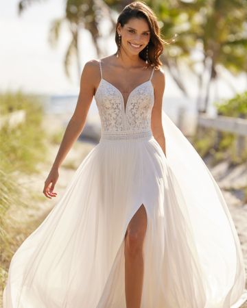 Secondhand Brautkleid Aire Barselona "Vanila", Grösse 38