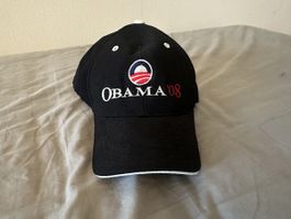 Obama ’08 Baseball Cap – Schwarz