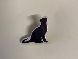 Pin's chat noir Halloween, yeux rouges effrayants 🎃 (53)