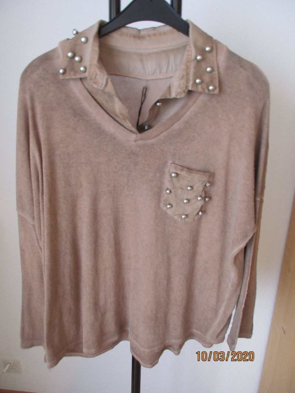 Maglioni & Felpe: Pullover integriert mit Blusen 42-44 – Nuovo (secondo la descrizione) da Ottenbach venduto da Claurin