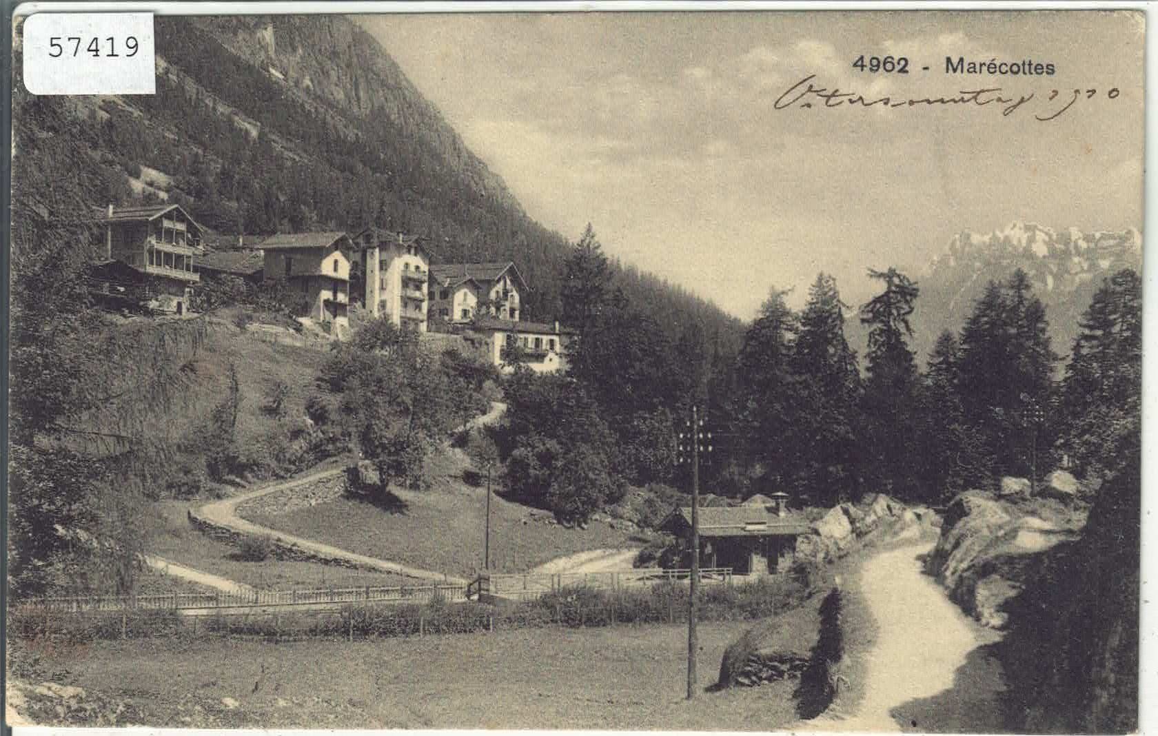 Ansichtskarten: Les Marecottes - vue partielle – Gebraucht aus Ettingen von Kartenplanet