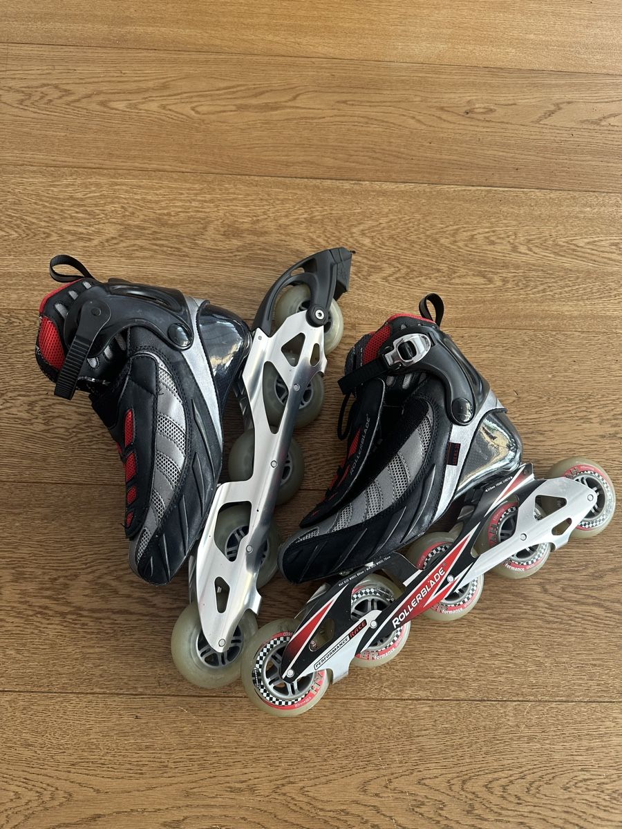Pattini in linea & Pattini a rotelle: Inlineskates Rollerblade schwarz rot Grösse EU 38 – Usato da Baar venduto da a_k_jn 1