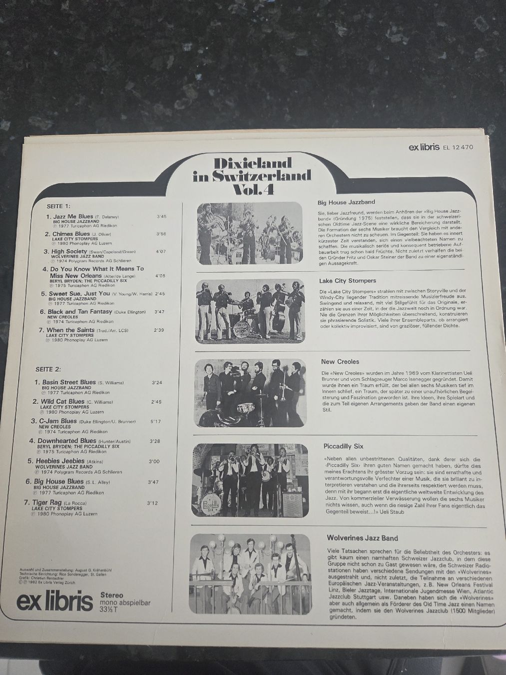Schallplatten: Dixieland in Switzerland vol. 4 – Gebraucht aus Müntschemier von Fee_00 1