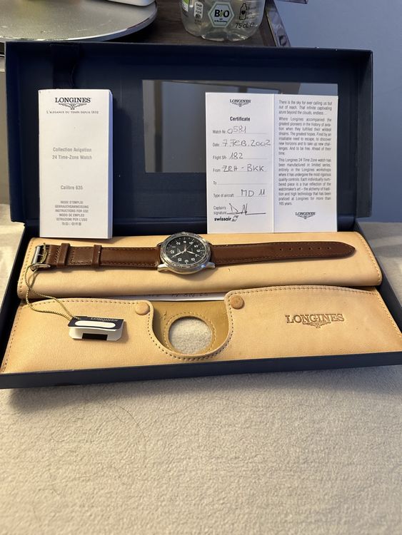 Longines world timer avigation best sale