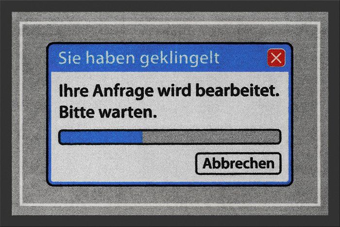 Tappetini fitness: Coole Fussmatte Windows 95 / Ihre Anfrage wird bearbeitet – Nuovo e nell'imballaggio originale da Meikirch venduto da Konkursverwertung