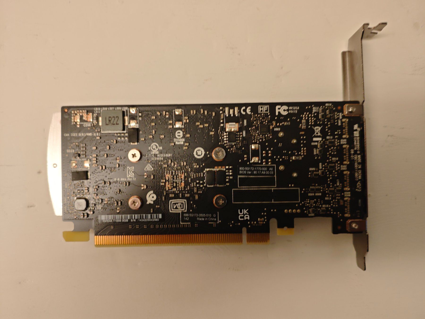 Nvidia Schede grafiche: Grafikkarte Nvidia T1000 8GB – Usato da Dübendorf venduto da tho_v2cs 1