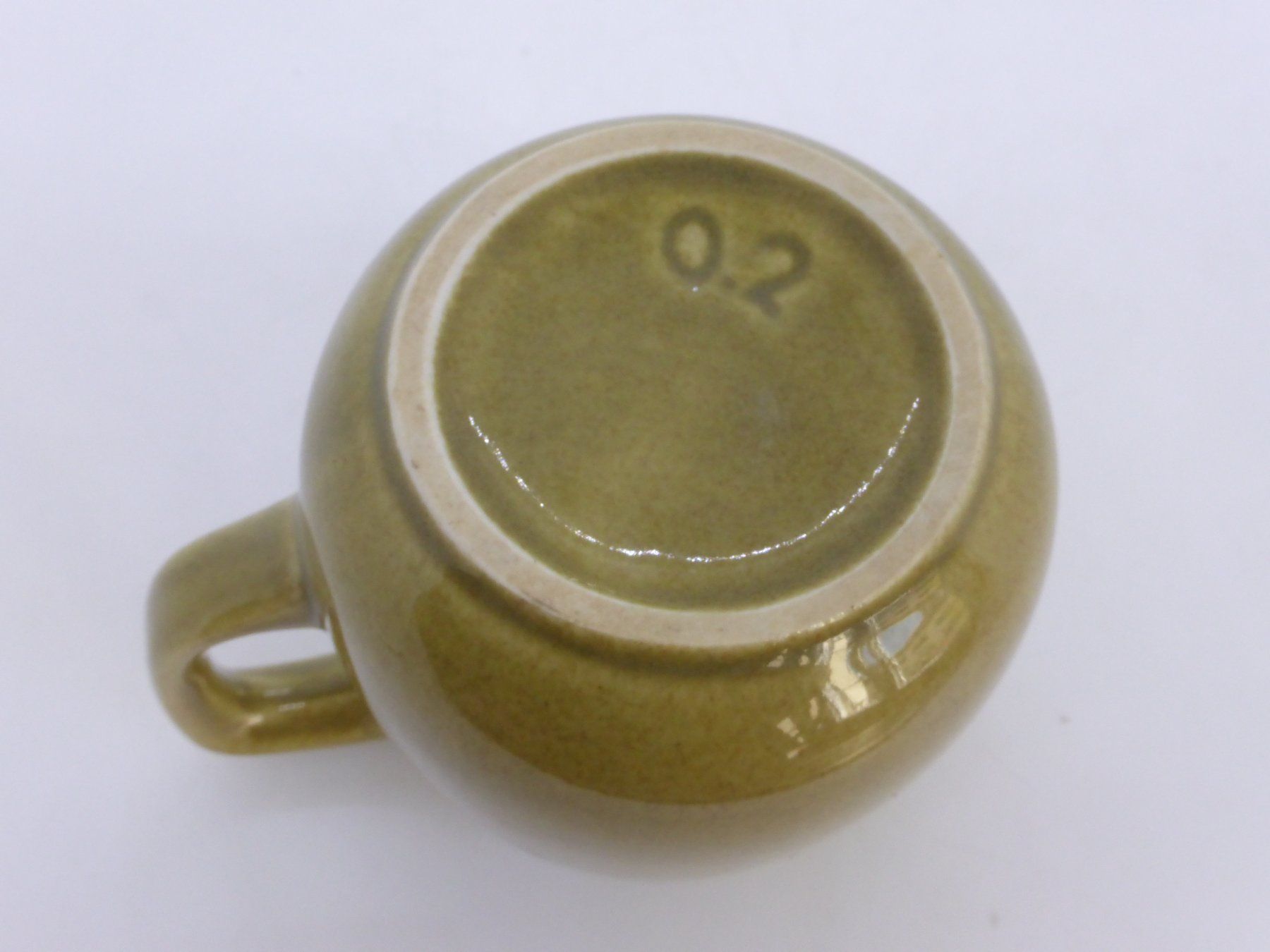 Rössler Caraffe: Rössler pot à crème capacité 2dl décor "vert olive" – Usato da Porrentruy venduto da Kim017 4