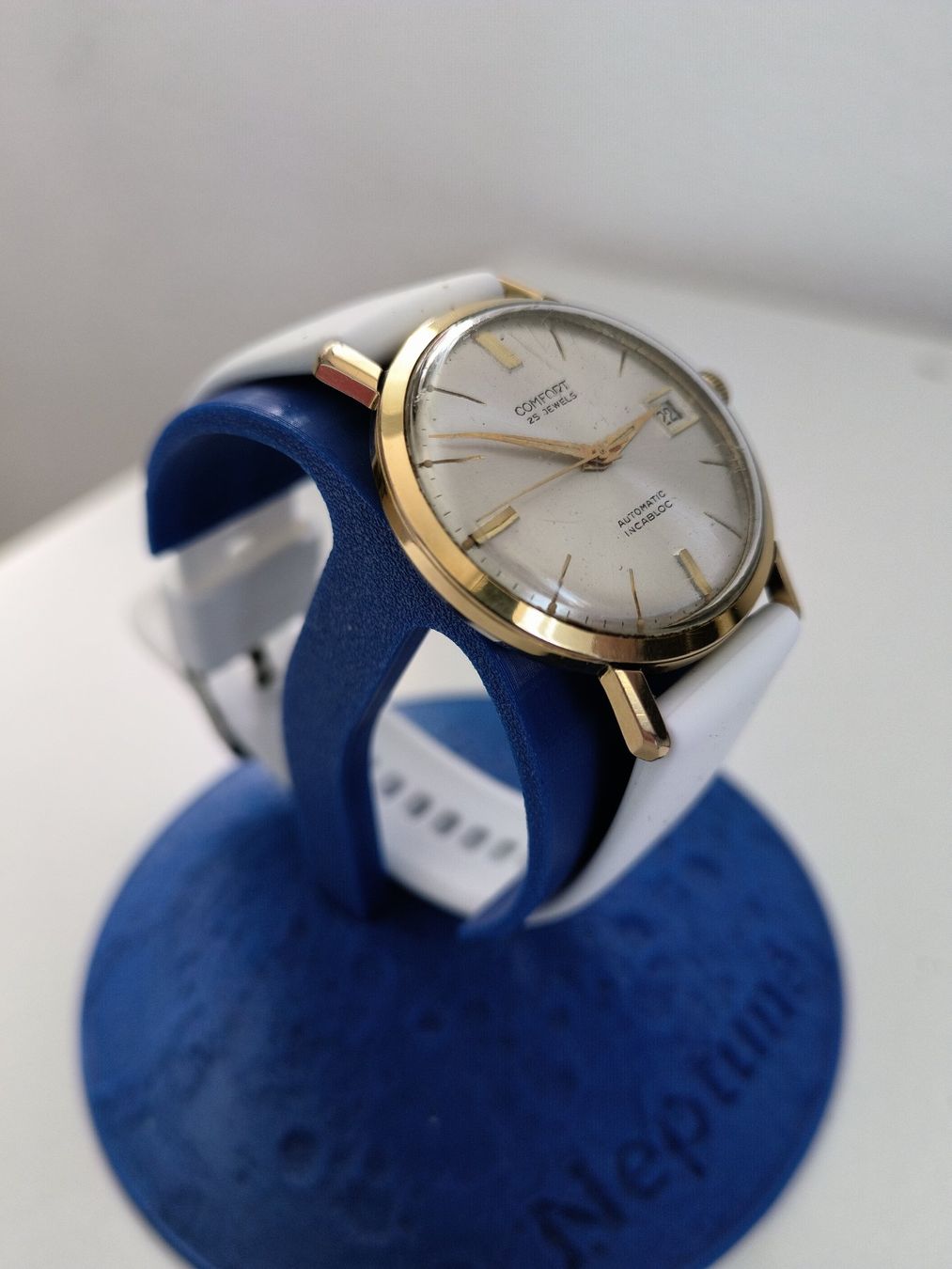 Comfort 25 Jewels Automatic Incabloc Gold Swiss Made (Usato) a