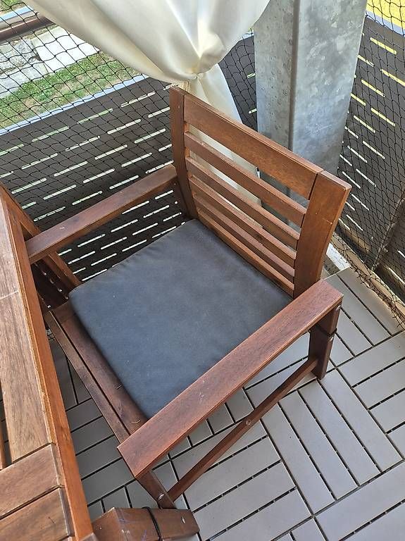Set de table et chaises: IKEA ÄPPLARÖ Gartenmöbel-Set – D'occasion à Altwis par joluc96 1