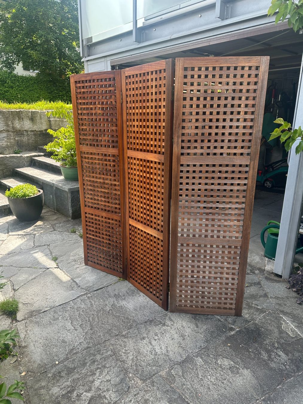 Paravents: Teak Gräting Paravent – D'occasion à Rüschlikon par Felix2 2