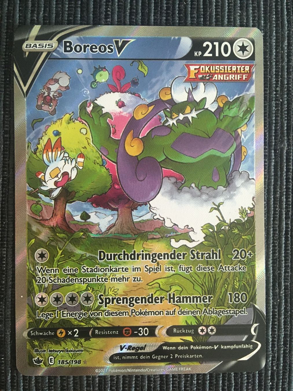 Pokémon Sammelbilder & Trading cards: Pokemon Boreos V Alternative Chilling Reign Deutsch – Neu (gemäss Beschreibung) aus Wabern von Collectfun