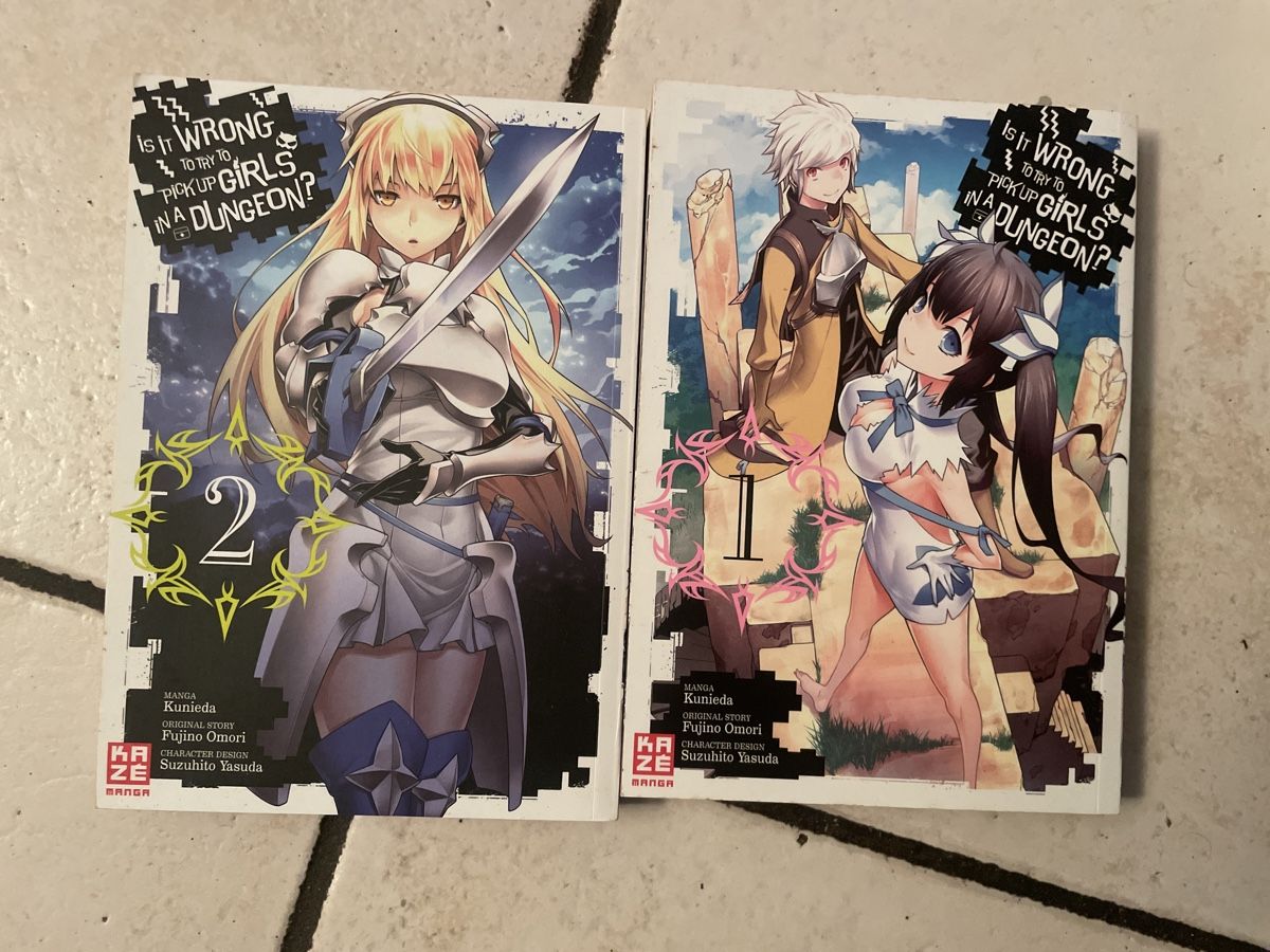 Fumetti: Manga "Is it Wrong..." Band 1 & 2, guter Zustand – Nuovo (secondo la descrizione) da Obergerlafingen venduto da cabo4