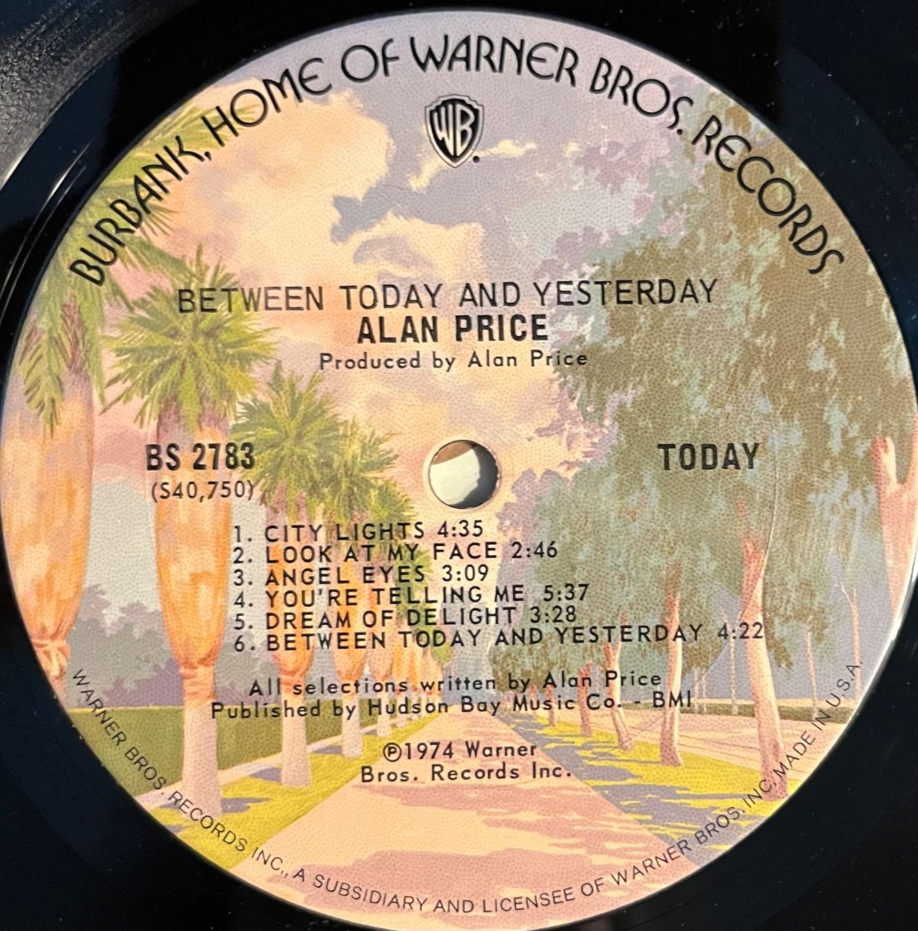Dischi in vinile: ALAN PRICE - BETWEEN TODAY AND YESTERDAY - 33 Tours – Usato da Bussigny venduto da vinyl-pas-cher 3