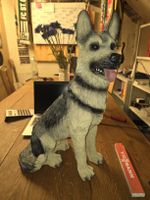 Deko Schäferhund Statue 52cm 4.2Kg (D)