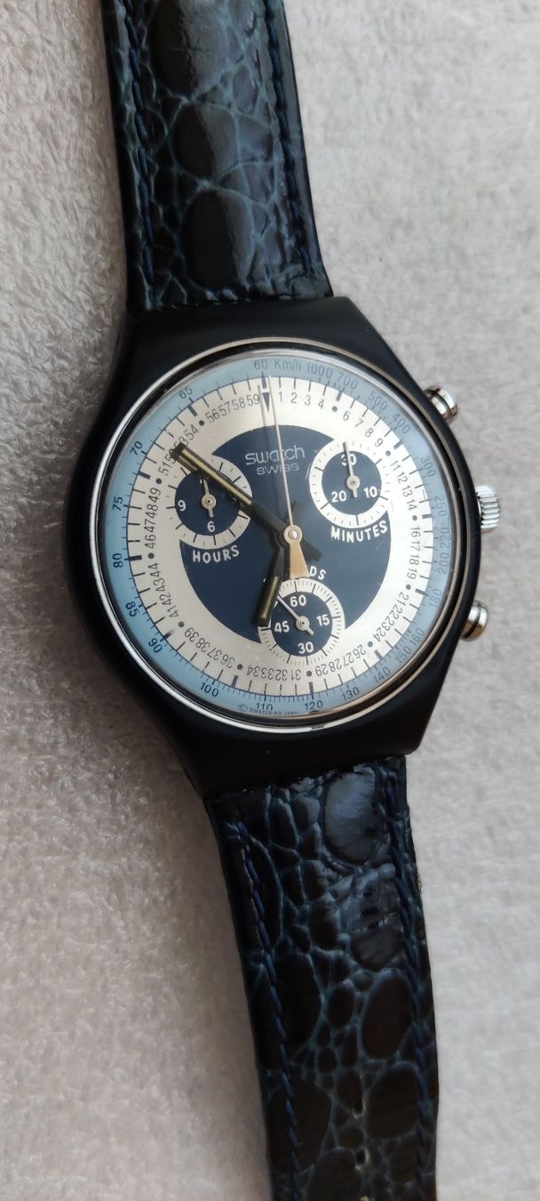 Swatch Orologi: Neuwertig Swatch: SCN 102 - Chrono 'Silver Star' – Usato da Zürich venduto da sendbad 1