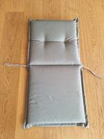 4 Stuhlauflagen Cocon, Niedriglehner 97x50x5 cm, Grau