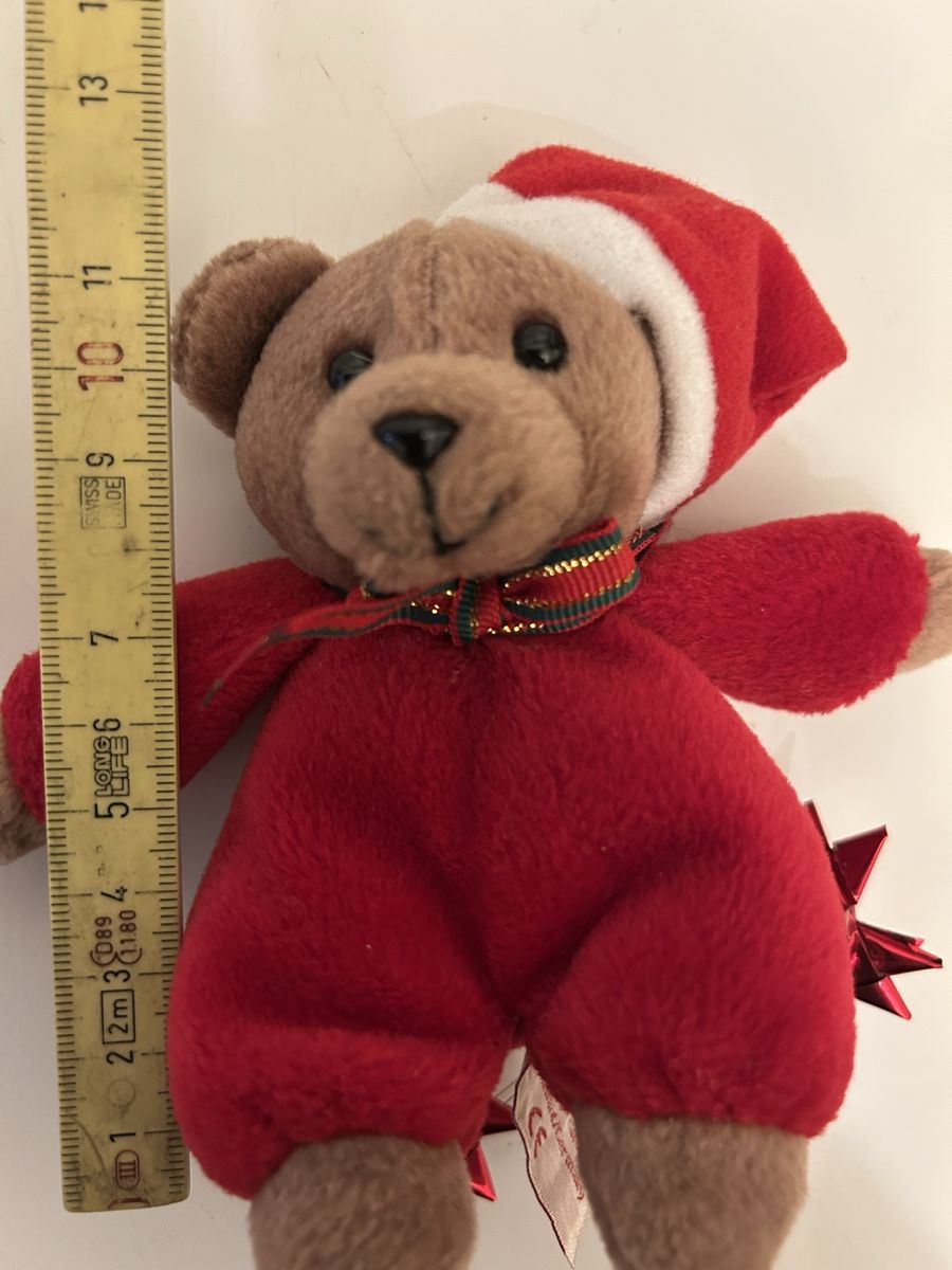 Teddy Hermann Giocattoli: Wunderhübscher um Teddy Hermann - Weihnachtsbär – Nuovo (secondo la descrizione) da allschwil venduto da basel5 3