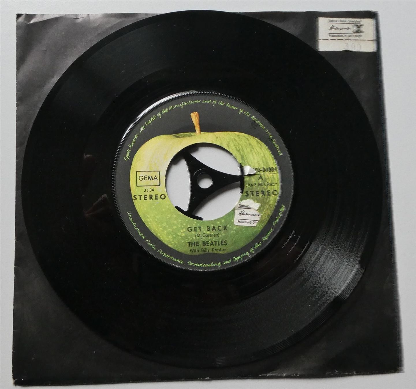 Vinyles: The Beatles With Billy Preston- Get Back – D'occasion à Frauenfeld par Astra13 1