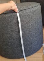 Round upholstered stool