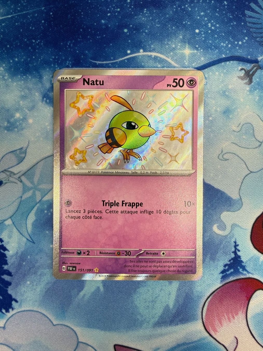 Pokémon Carte collezionabili: Natu 🌟 - PAF 151 FR – Nuovo (secondo la descrizione) da Courgenay venduto da ScamBoxOff