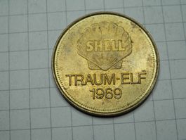 Medaille Shell Günter Netzer Traumelf 1969