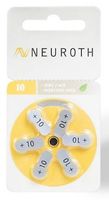 Batterien für Hörgeräte 10 von Neuroth (120 Stück)