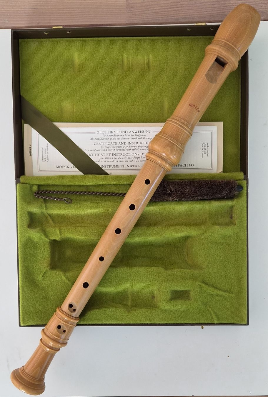 Strumenti musicali: Altblockflöte Moeck Rottenburgh – Usato da Brugg AG venduto da Kolleg