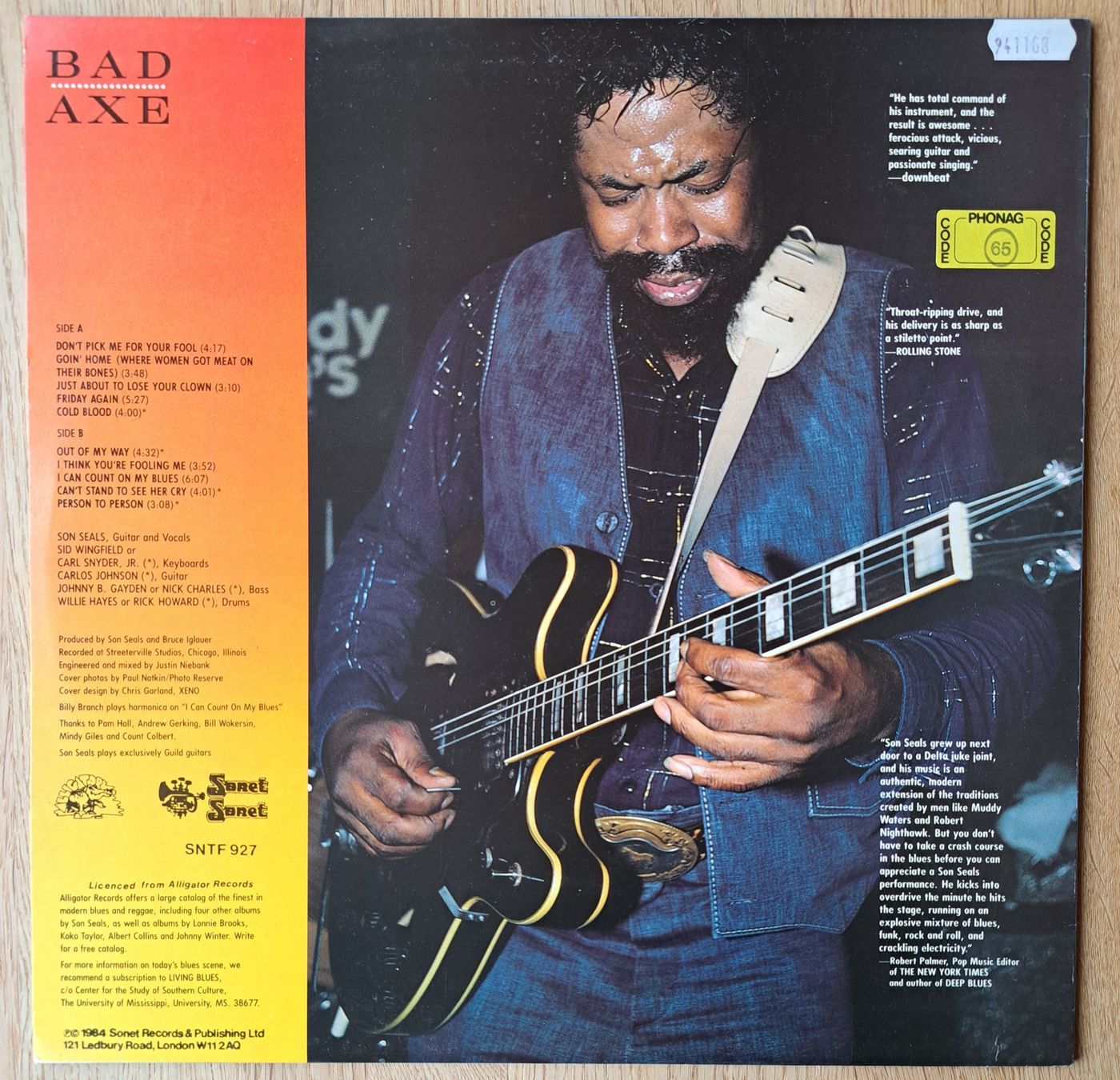 Dischi in vinile: Son Seals - Bad Axe – Usato da Meggen venduto da Ricardokoch 1