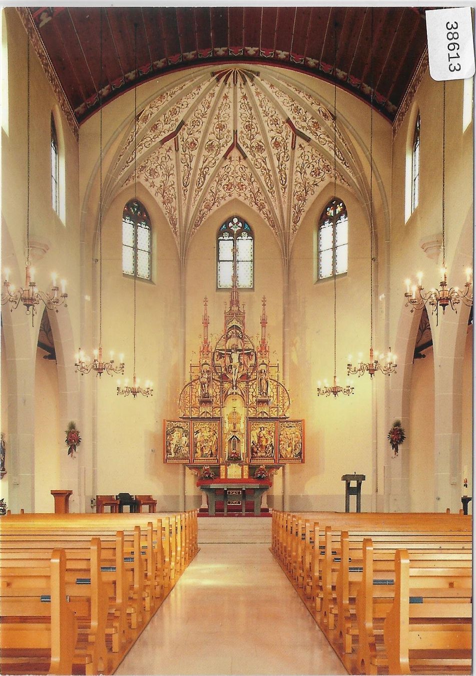 Cartoline postali: Inneres der Katholische Kirche - Adliswil – Usato da Ettingen venduto da Kartenplanet