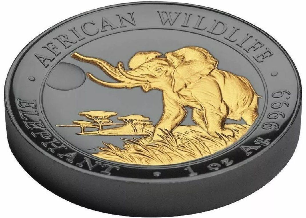 Tutti le monete: Somalia 2016 Elephant Golden Enigma – Usato da Zuerich venduto da Eric1389 1