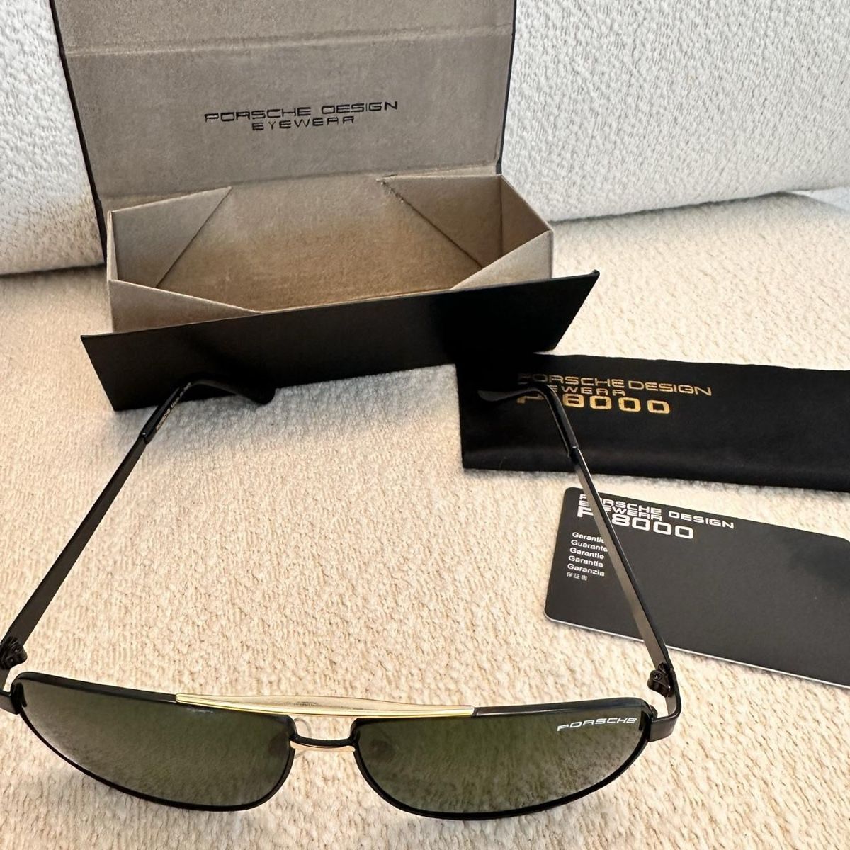 Porsche Occhiali & Lenti: PORSCHE DESIGN SUNGLASSES TITANIUM FULL BOX – Nuovo e nell'imballaggio originale da Châtelaine venduto da tri_n7qp 1